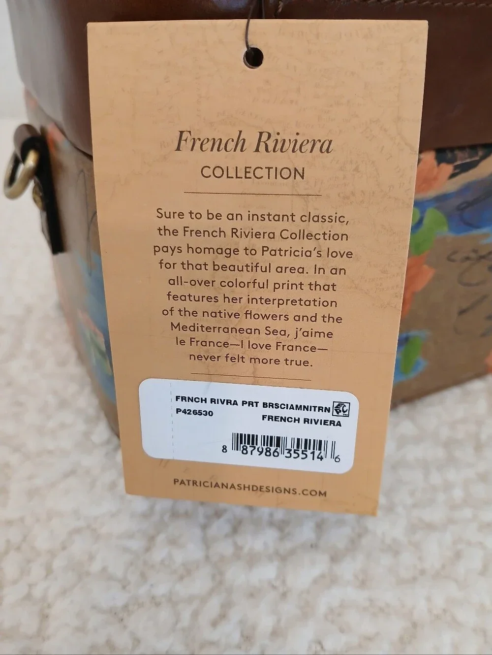 Patricia Nash Brescia Train Case In French Riviera NWT